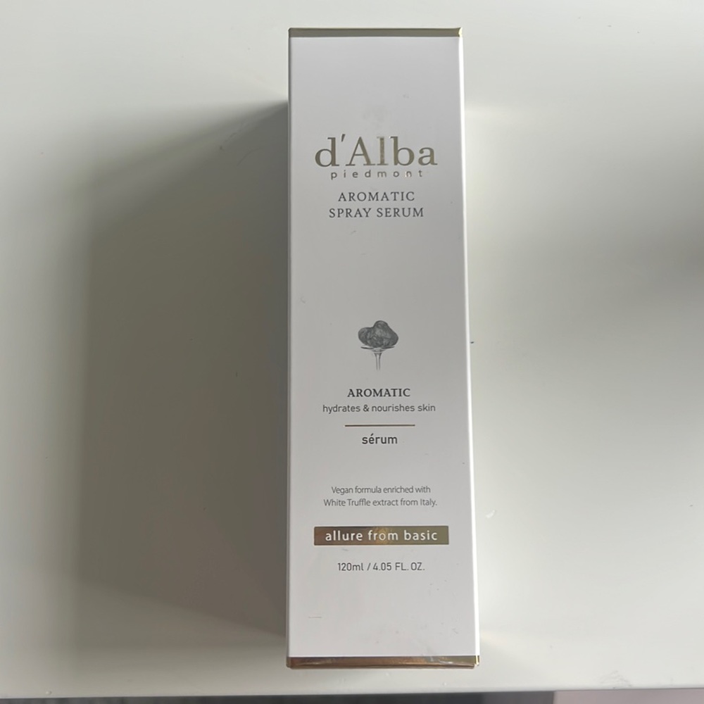 Brand New d’Alba White Truffle First Aromatic Spray Serum 4.05 OZ